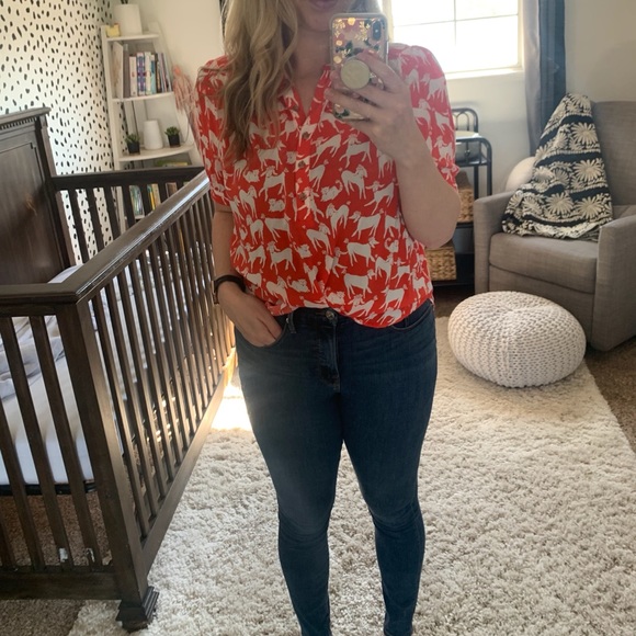 Tops - Emily Isabella Robina Blouse Medium Anthropologie